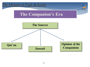 ijtihad during the companions era