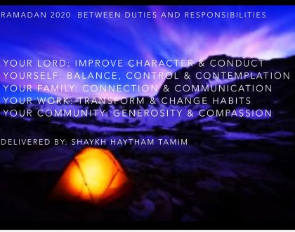 ramadan - a month of mindfulness
